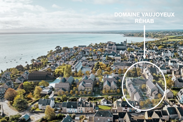Vue aérienne programme neuf Domaine Vaujoyeux Réhab