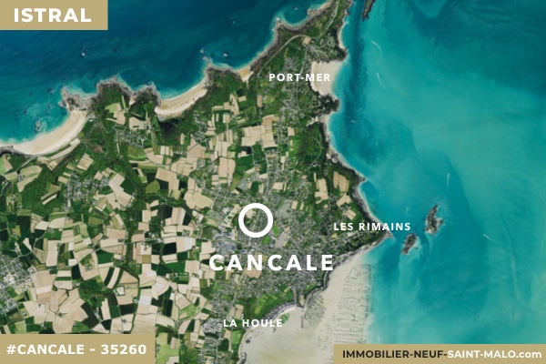 Localisation du programme neuf Istral à Cancale (Ille-et-Vilaine 35260)