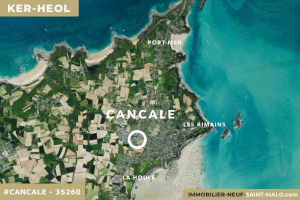 Localisation du programme neuf Ker Heol à Cancale (Ille-et-Vilaine 35260)