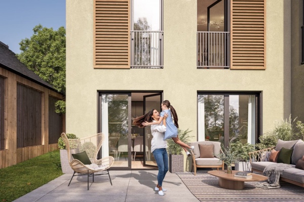 appartement neuf jardin et terrasse Castel Nevez