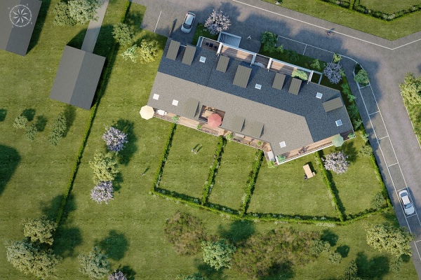 Plan de masse programme neuf Casa Blanca à Dinard