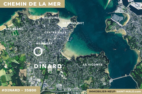 Localisation du programme neuf Chemin de la Mer à Dinard (Ille-et-Vilaine 35800)