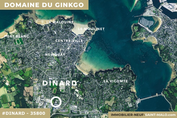 Localisation du programme neuf Domaine du Ginkgo - Appartements à Dinard (Ille-et-Vilaine 35800)