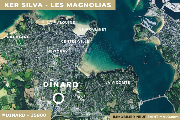 Localisation du programme neuf Ker Silva Les Magnolias à Dinard (Ille-et-Vilaine 35800)