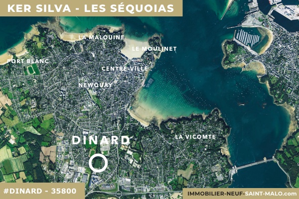 Localisation du programme neuf Ker Silva Les Sequoias à Dinard (Ille-et-Vilaine 35800)