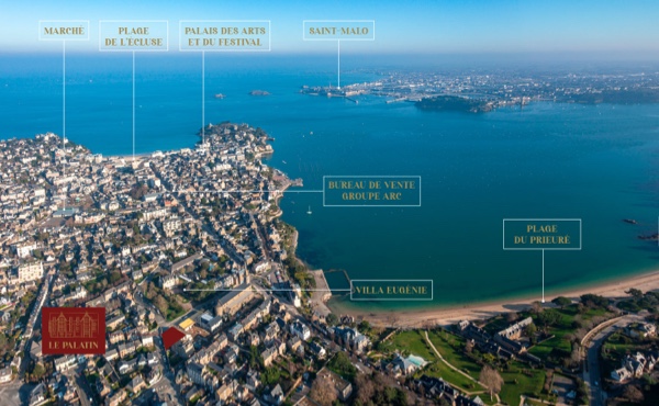 Photolocalisation programme neuf Le Palatin à Dinard