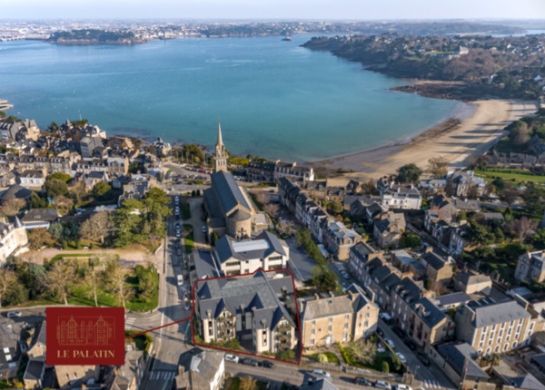 Vue drone résidence Le Palatin par le Groupe Arc