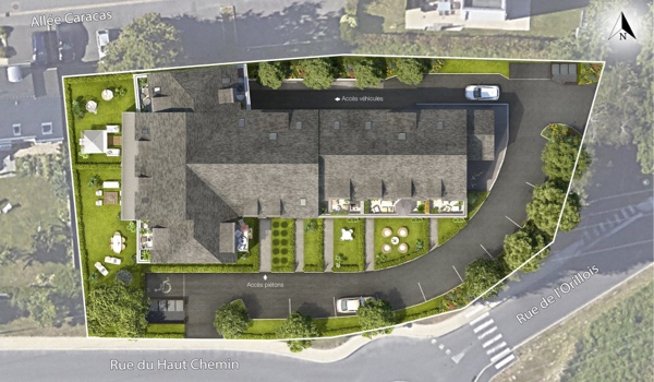 Plan de masse programme neuf Marina Bay à Dinard