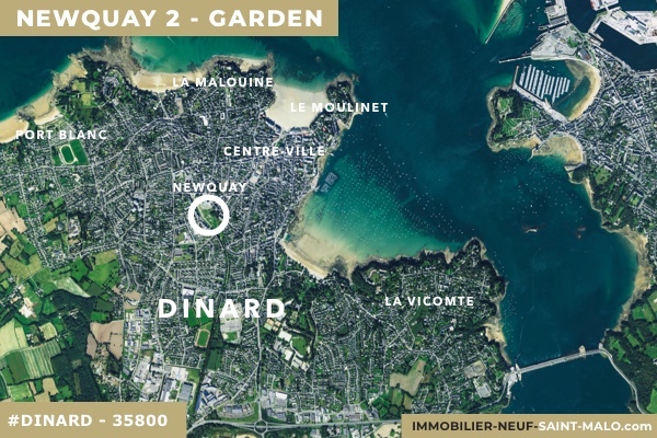 Localisation du programme neuf Newquay 2 Garden à Dinard (Ille-et-Vilaine 35800)
