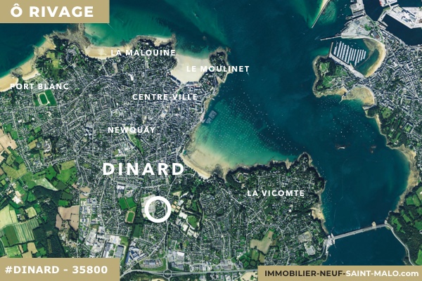 Localisation du programme neuf Ô Rivage à Dinard (Ille-et-Vilaine 35800)
