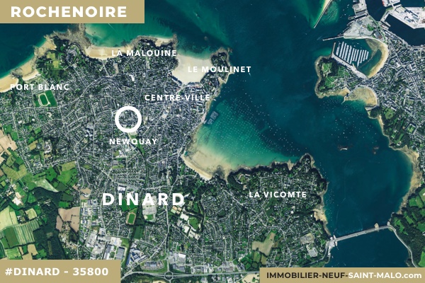 Localisation du programme neuf Rochenoire à Dinard (Ille-et-Vilaine 35800)