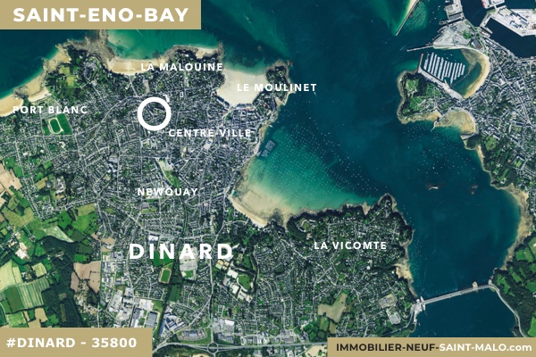 Localisation du programme neuf Saint Eno Bay à Dinard (Ille-et-Vilaine 35800)