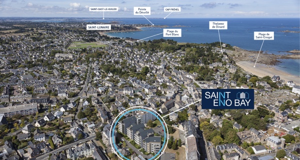 Photolocalisation programme neuf Saint Eno Bay à Dinard
