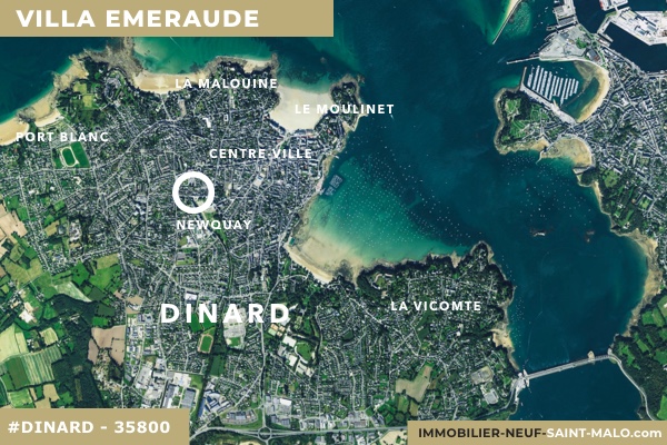 Localisation du programme neuf Villa Emeraude à Dinard (Ille-et-Vilaine 35800)