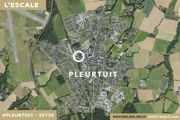 Localisation du programme neuf L'Escale à Pleurtuit (Ille-et-Vilaine 35730)