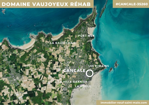 Localisation du programme neuf DOMAINE VAUJOYEUX RÉHAB à Cancale
