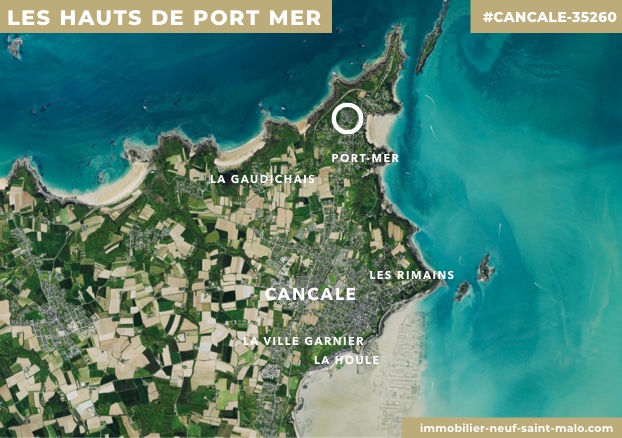 Localisation du programme neuf Les Hauts de Port Mer à Cancale