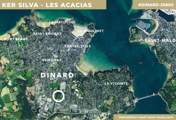 Localisation du programme neuf Ker Silva Les Acacias à Dinard