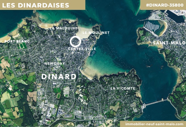 Localisation du programme neuf Les Dinardaises à Dinard
