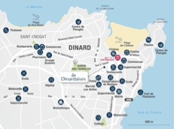 Plan de situation programme neuf Les Dinardaises à Dinard