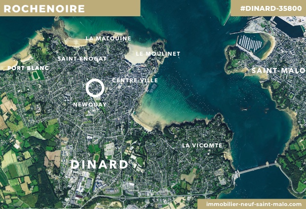 Localisation du programme neuf Rochenoire à Dinard