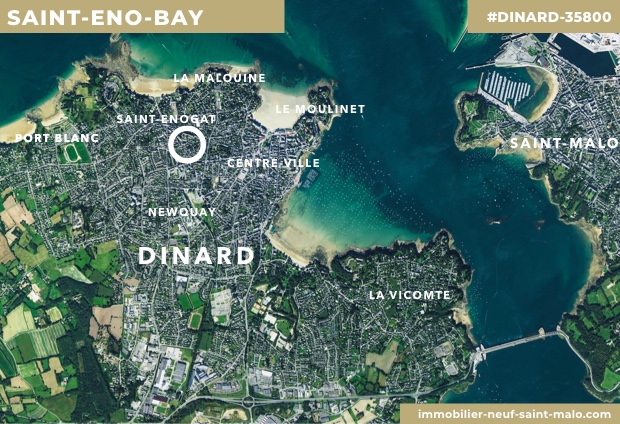 Localisation du programme neuf Saint Eno Bay à Dinard