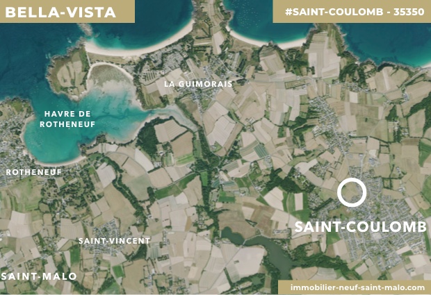 Localisation du programme neuf Bella Vista à Saint-Coulomb