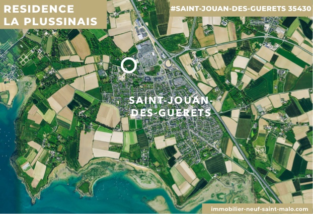 Localisation du programme neuf Résidence la Plussinais à Saint-Jouan-des-Guerets
