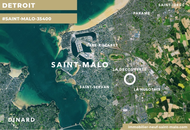 Localisation du programme neuf Détroit à Saint-Malo