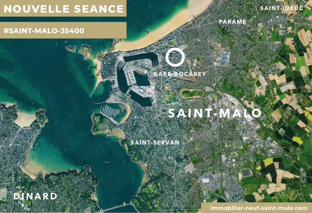 Localisation du programme neuf Nouvelle Séance à Saint-Malo
