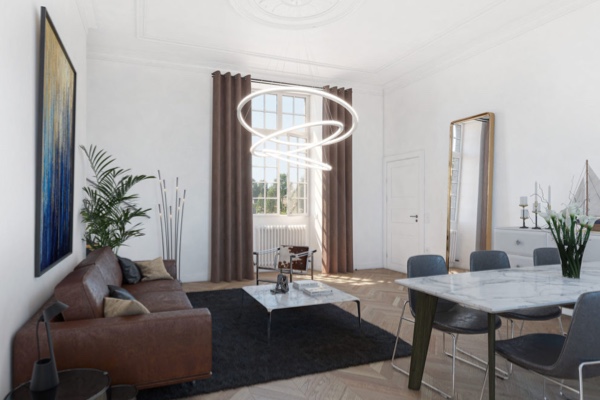Ambiance intérieur appartement neuf Domaine de la Bréhaudais