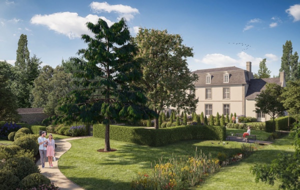 Jardin programme neuf domaine de la Bréhaudais à Saint-Jouan-des-Guérêts