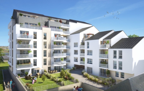 Coeur d'îlot programme neuf An Heol à Saint-Malo
