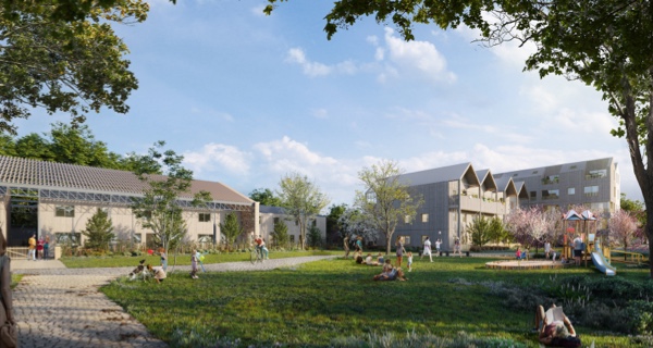 Jardins programme neuf éco-quartier Lorette à Saint-Malo