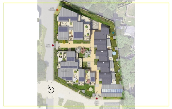 Plan masse programme neuf Eko Lodge