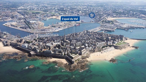 Photolocalisation programme neuf L'Amiral à Saint-Malo