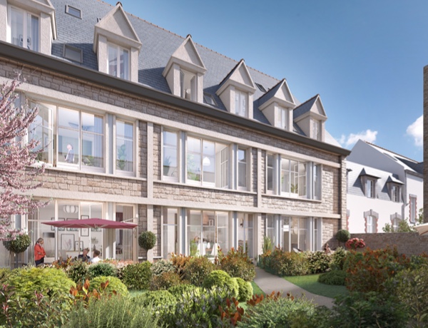 Coeur d'îlot programme neuf L'Étoile à Intra-Muros, Saint-Malo