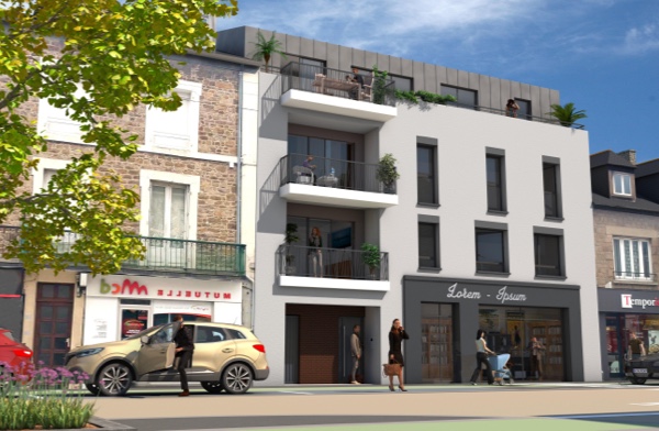 Programme neuf Le Newton par BIZEUL à Saint-Malo