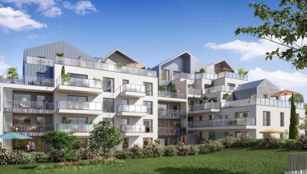Jardin programme neuf Nouvelle Séance Quartier Gare-Rocabey à Saint-Malo