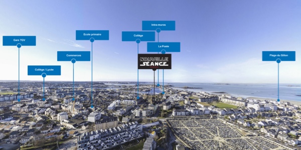 Photolocalisation programme neuf Nouvelle Séance Quartier Gare-Rocabey à Saint-Malo