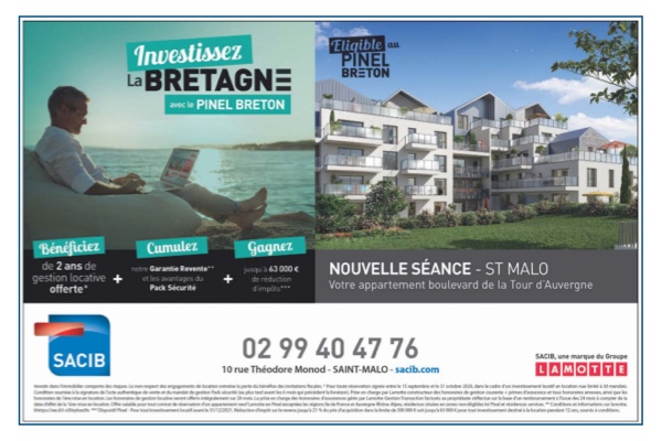 Publicité programme neuf Nouvelle Séance