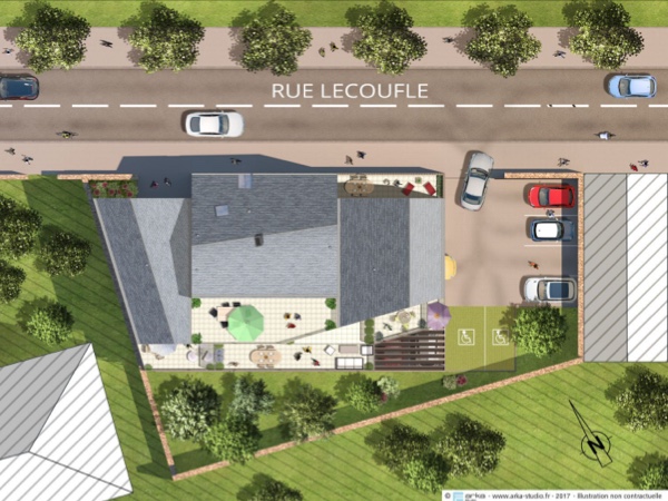 Plan masse programme neuf Onyx à Saint-Malo