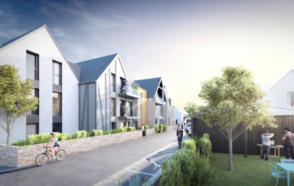 Architecture balnéaire programme neuf Roz Tenec 2 à Saint-Malo