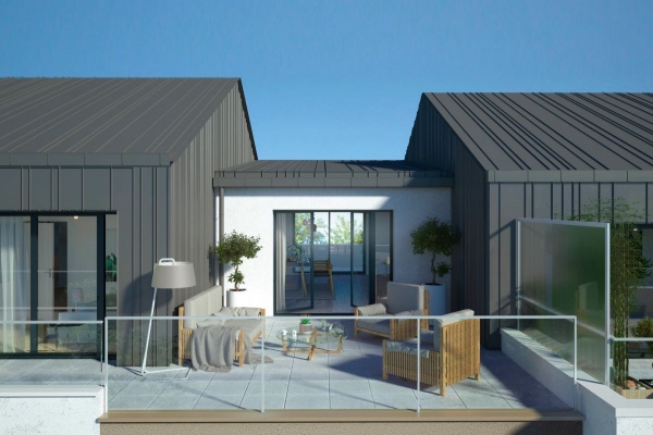 appartement neuf en attique Terre Malouine élibible Pinel à Saint-Malo